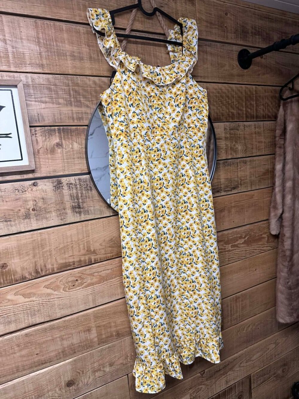🌼 Women’s LAURENT TAYLOR Daisy Dress – Size L – $15 🌼